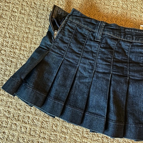 Miss Sixty pleated denim mini skirt - Picture 2 of 3